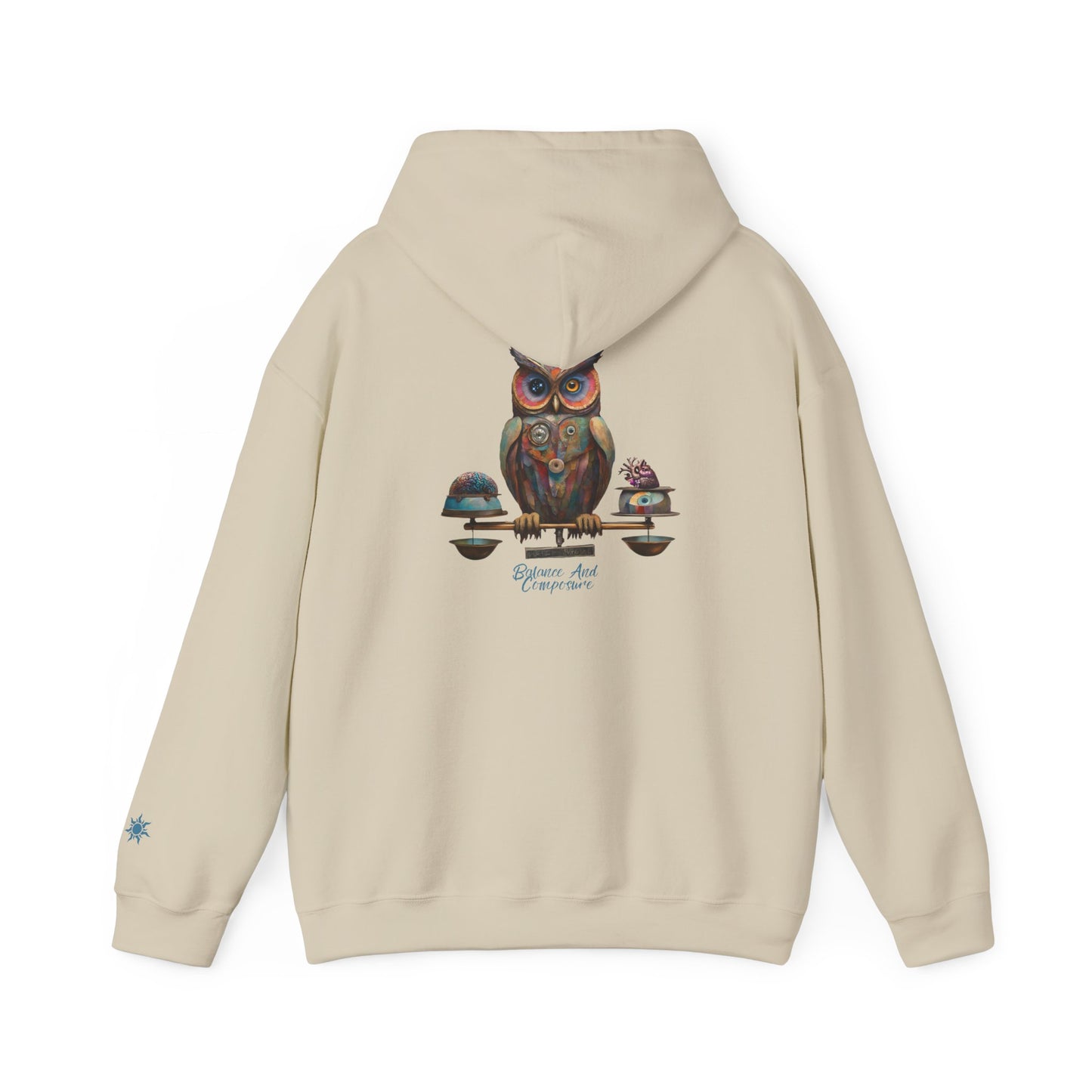 Libra Zodiac Hoodie β Balance and Composure Owl Design
