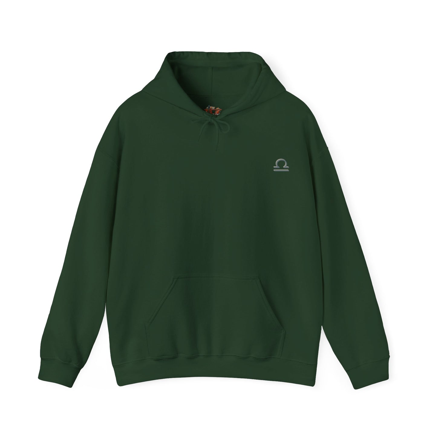 Libra Zodiac Hoodie with Butterfly and Scale Symbol Design