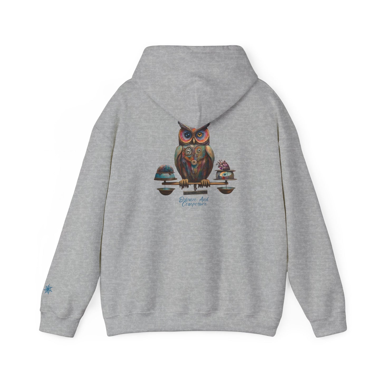 Libra Zodiac Hoodie β Balance and Composure Owl Design