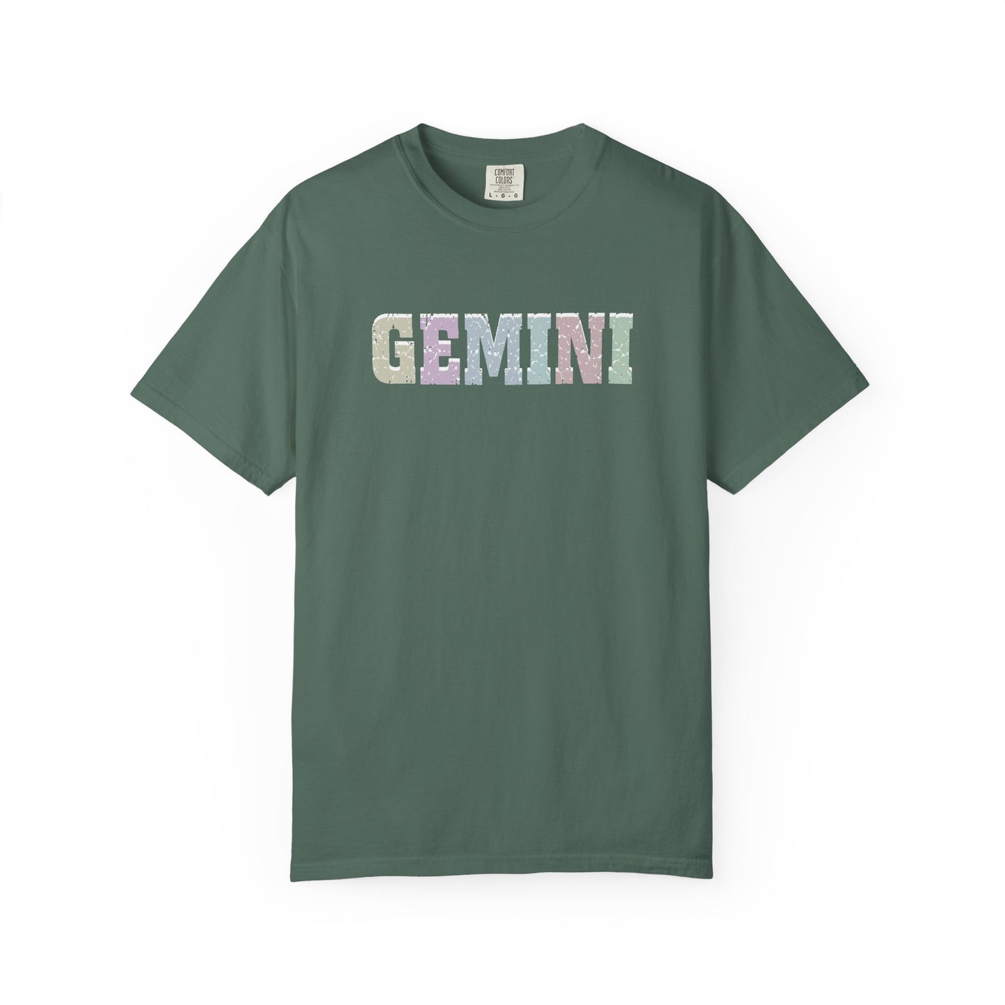 Gemini Zodiac T-Shirt: Comfort Colors Pastel Tee