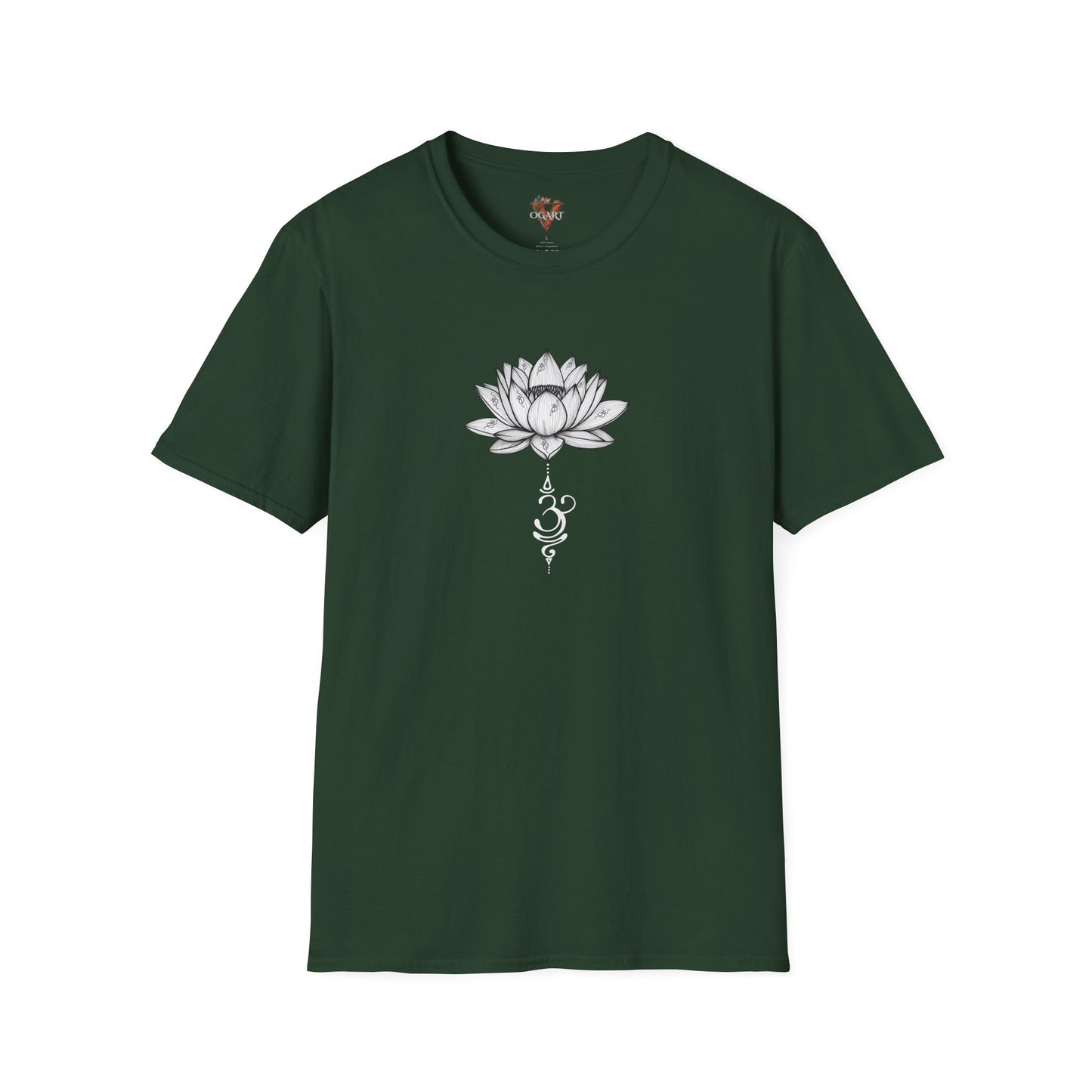 Spiritual T-shirt Om Blossom - Flower Design - Vogart