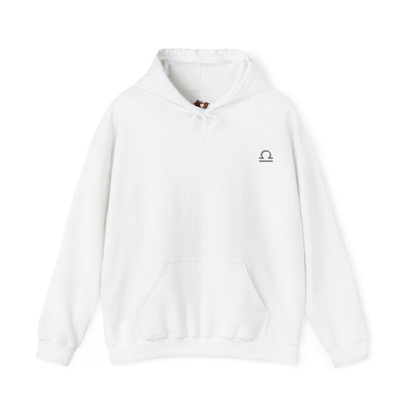 Libra Zodiac Hoodie with Butterfly and Scale Symbol Design