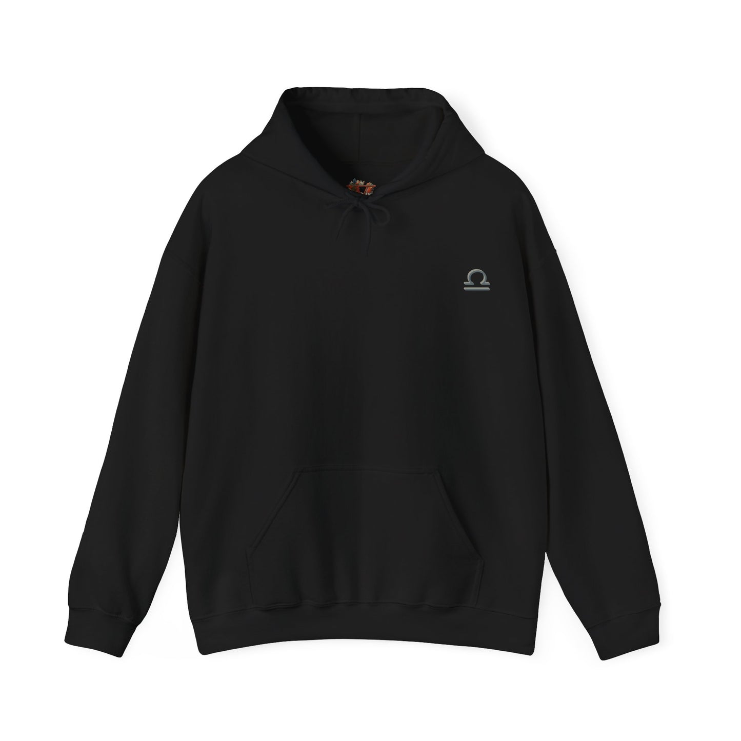 Libra Zodiac Hoodie with Butterfly and Scale Symbol Design