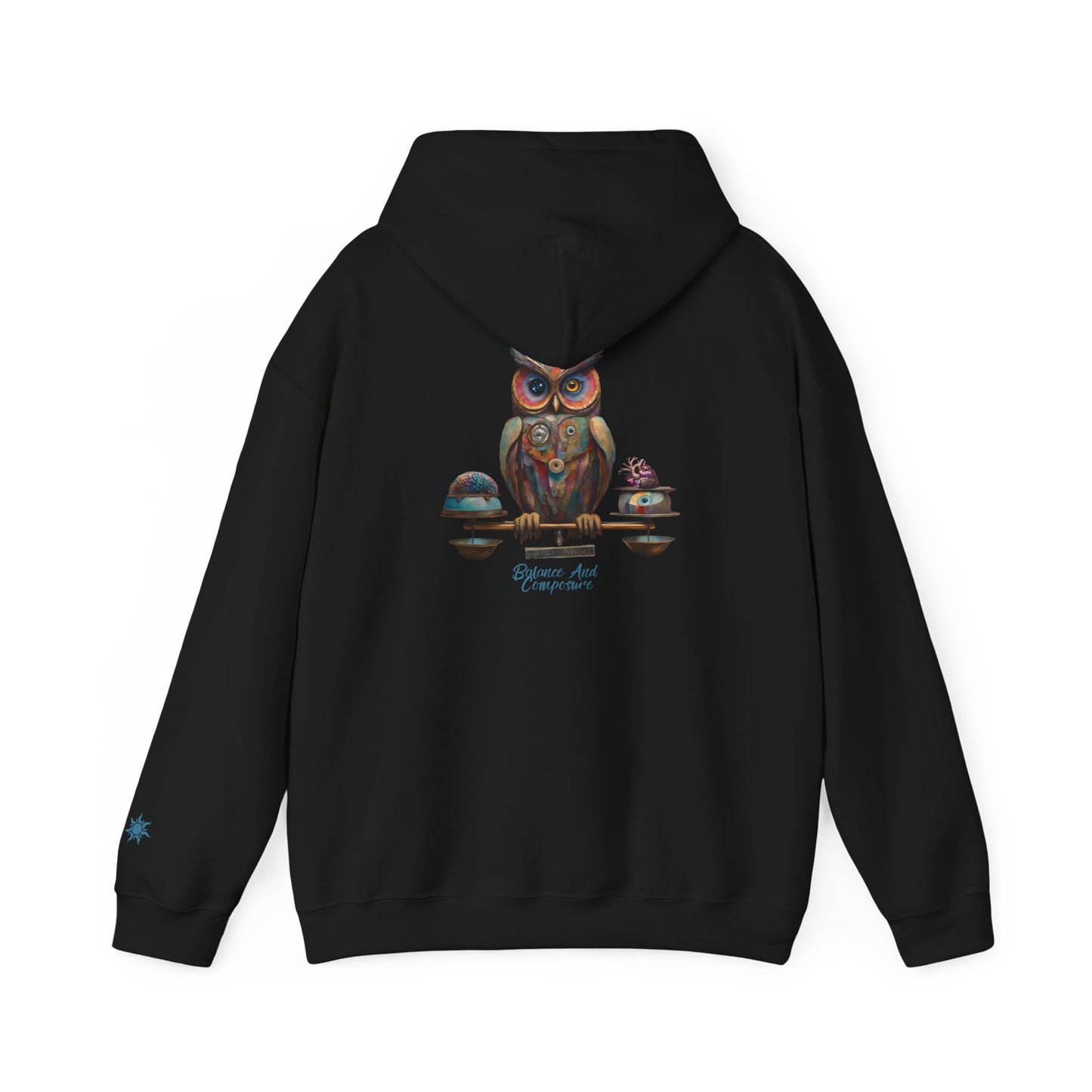 Libra Zodiac Hoodie β Balance and Composure Owl Design