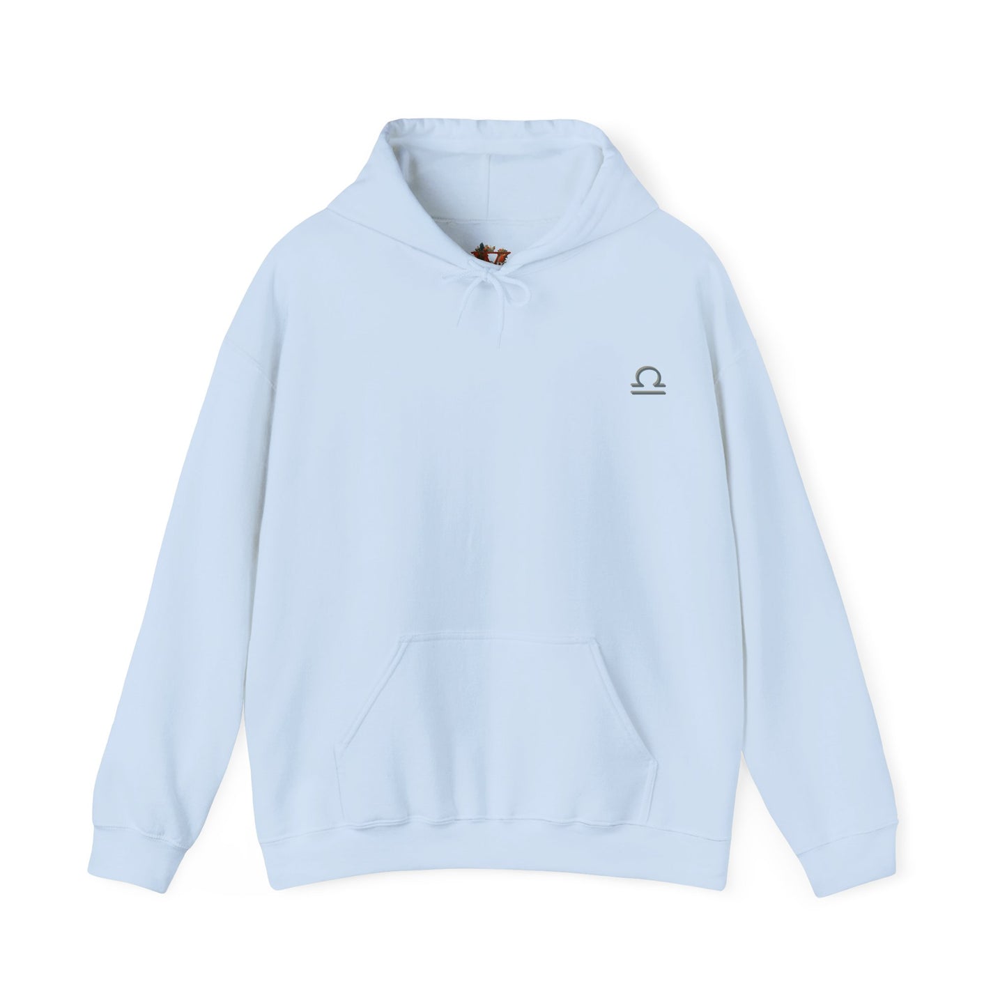 Libra Zodiac Hoodie with Butterfly and Scale Symbol Design