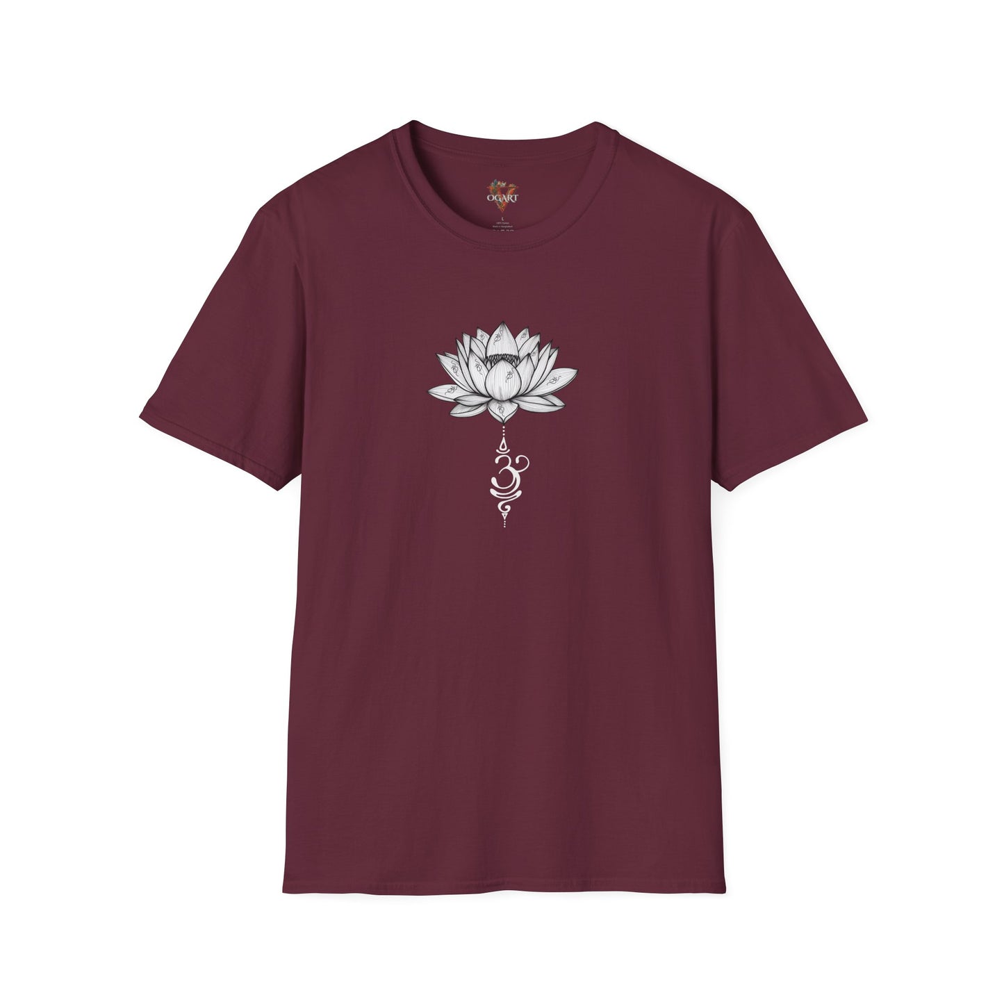 Spiritual T-shirt Om Blossom - Flower Design - Vogart