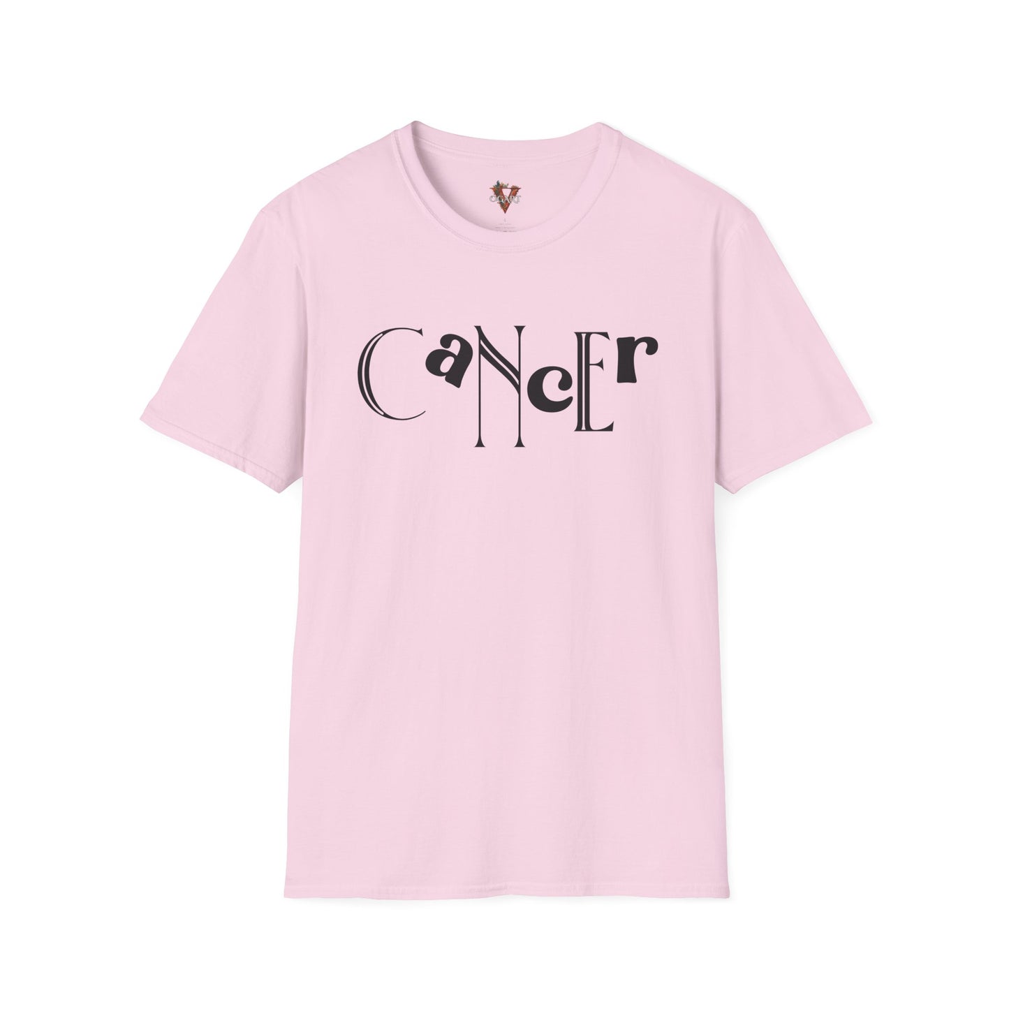 Duality Cancer T‑Shirt – Bold Zodiac Wordmark Tee - Vogart
