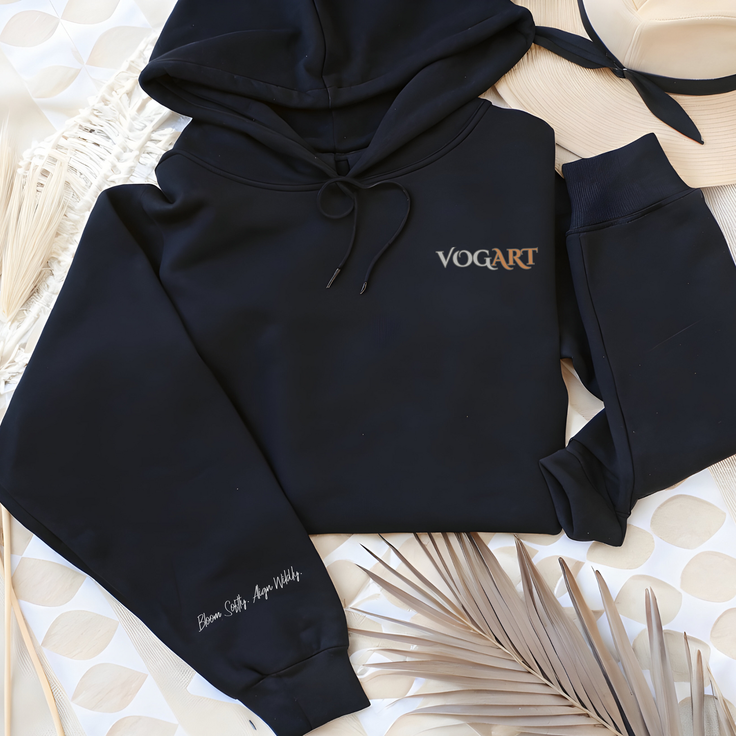 Bloom Softly Mandala Hoodie with Empowering Quote
