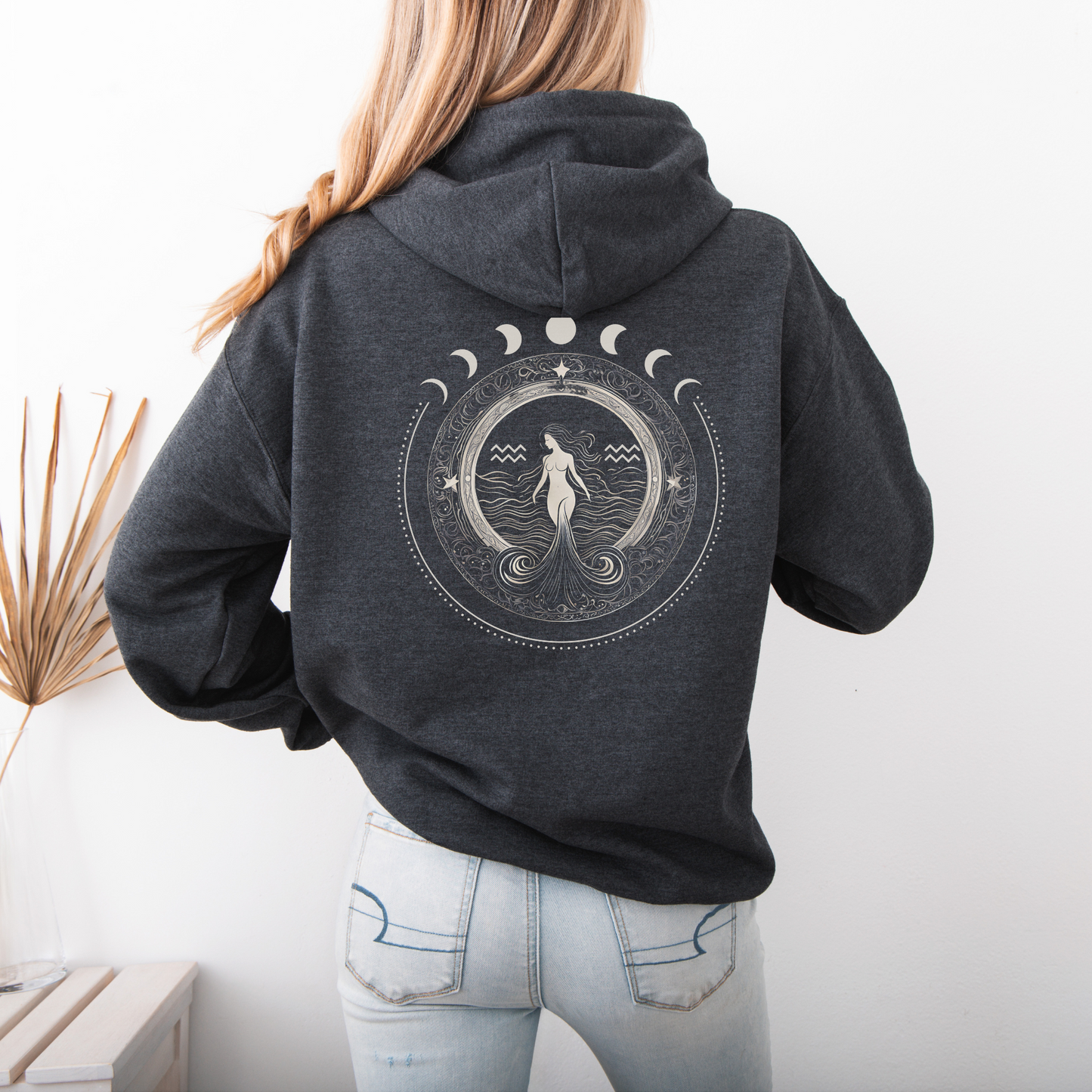 Aquarius Zodiac Hoodie – Cozy Astrology Hoodie for Aquarius Women
