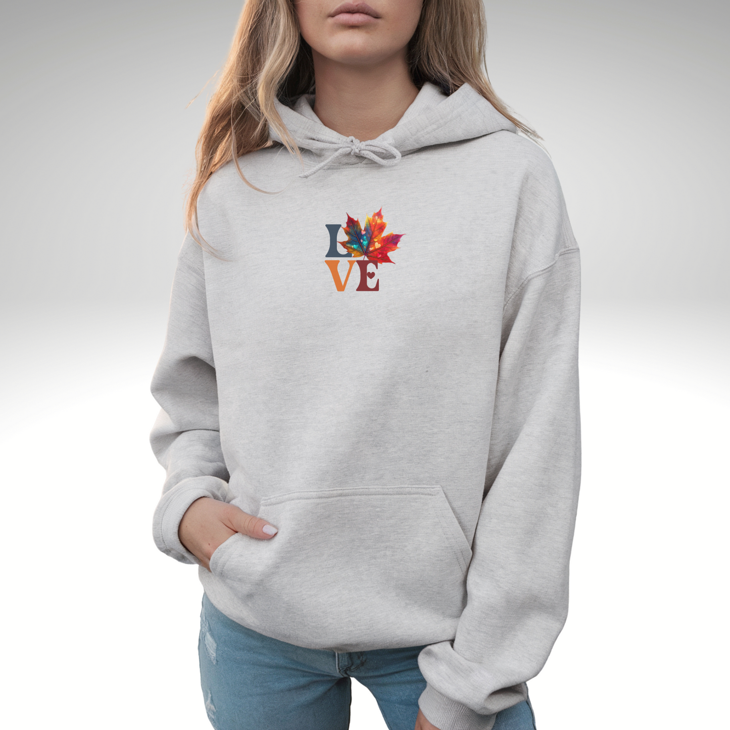 Canada Hoodie with Maple Leaf Love Design – Warm & Stylish