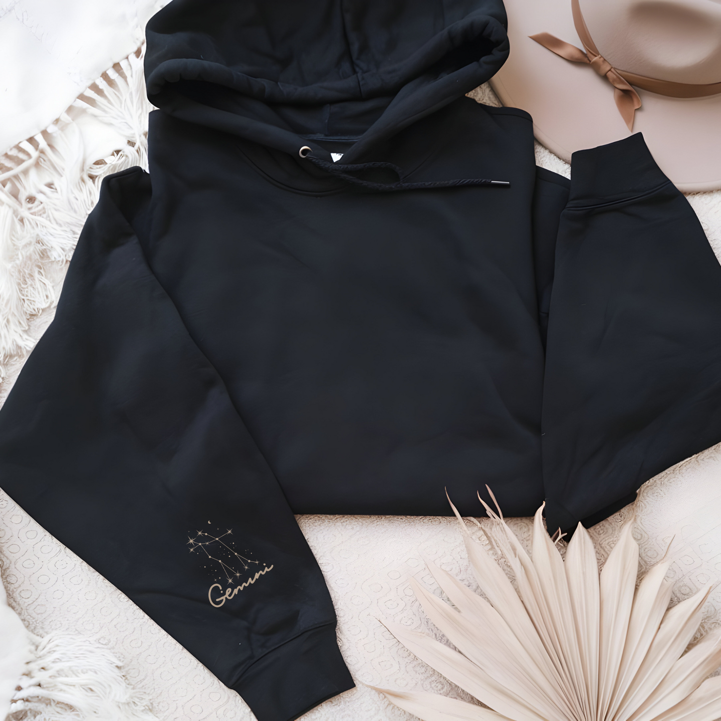 Gemini Hoodie – Moon Phases & Constellation Zodiac Pullover