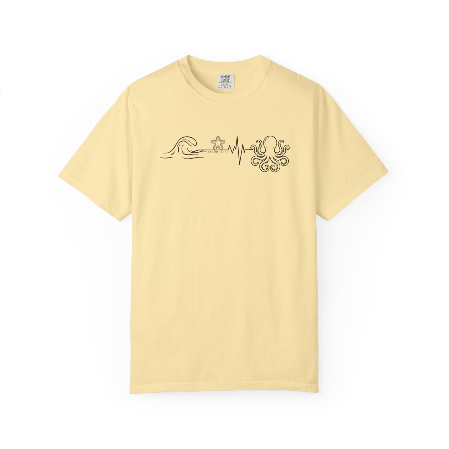 Beach Pulse T-shirt: Comfort Colors Summer Shirt