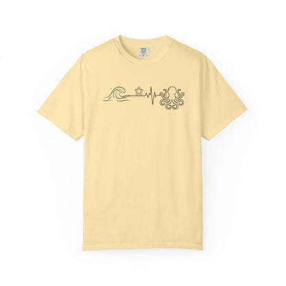 Beach Pulse T-shirt: Comfort Colors Summer Shirt