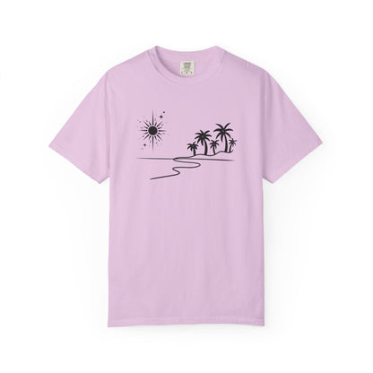 Celestial Beach Comfort Colors Shirt: Summer Graphic Tee