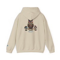 Libra Zodiac Hoodie – Balance and Composure Owl Design