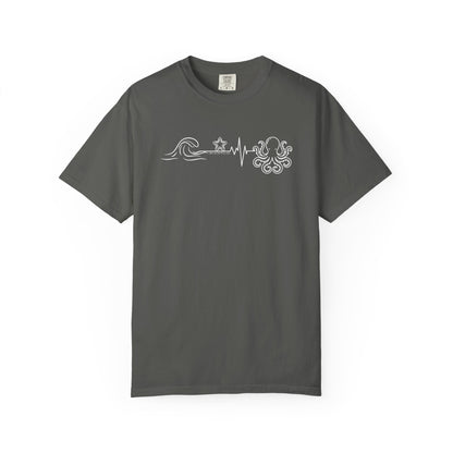 Beach Pulse T-shirt: Comfort Colors Summer Shirt