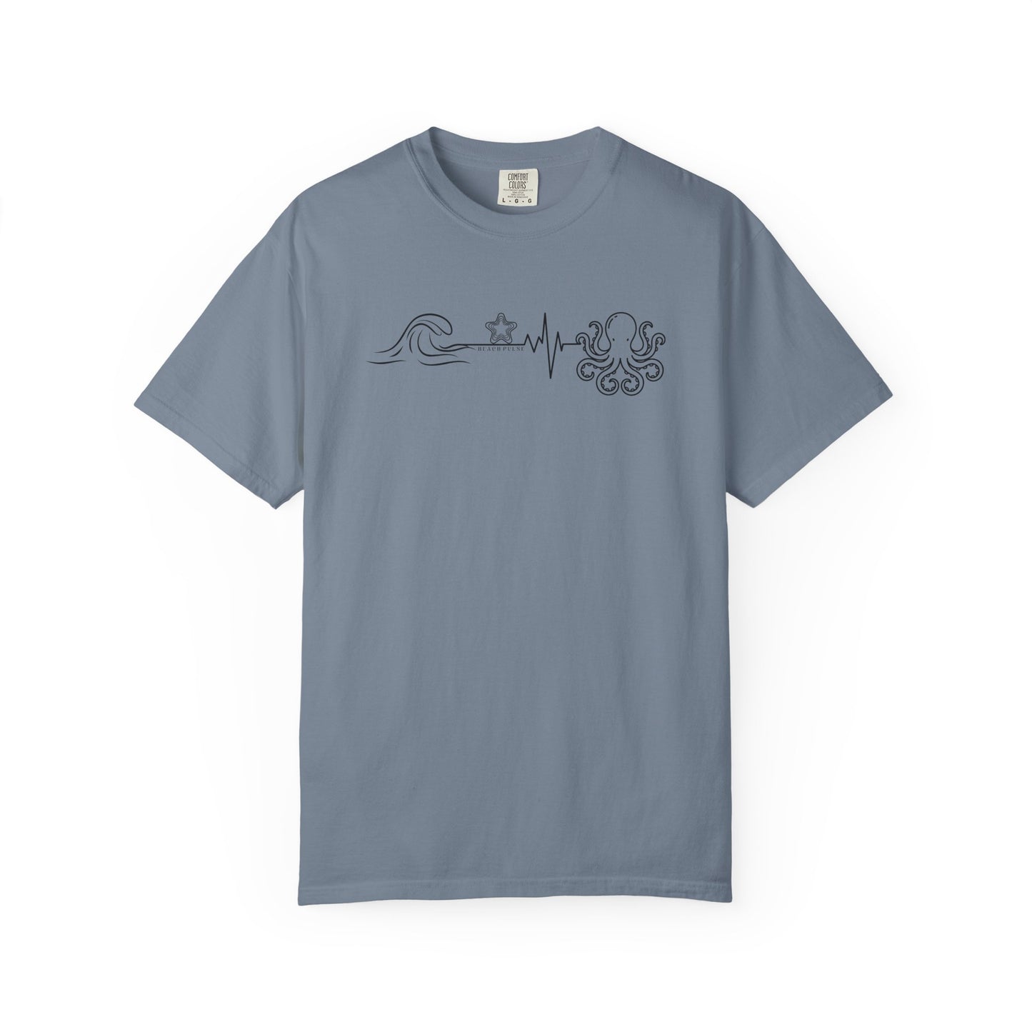 Beach Pulse T-shirt: Comfort Colors Summer Shirt