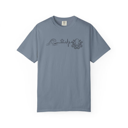 Beach Pulse T-shirt: Comfort Colors Summer Shirt