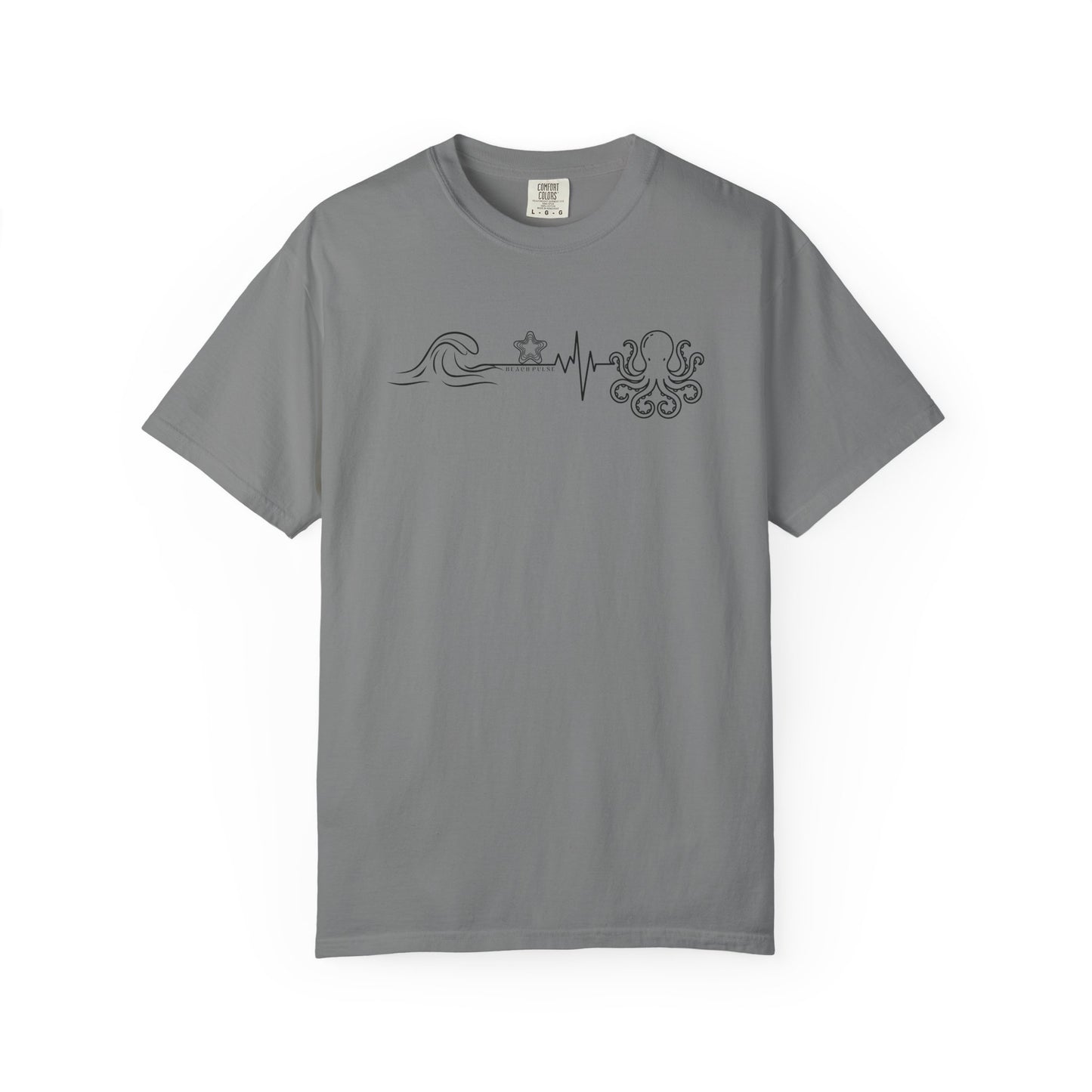 Beach Pulse T-shirt: Comfort Colors Summer Shirt