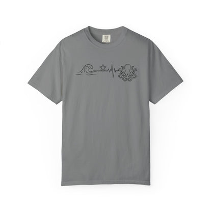 Beach Pulse T-shirt: Comfort Colors Summer Shirt