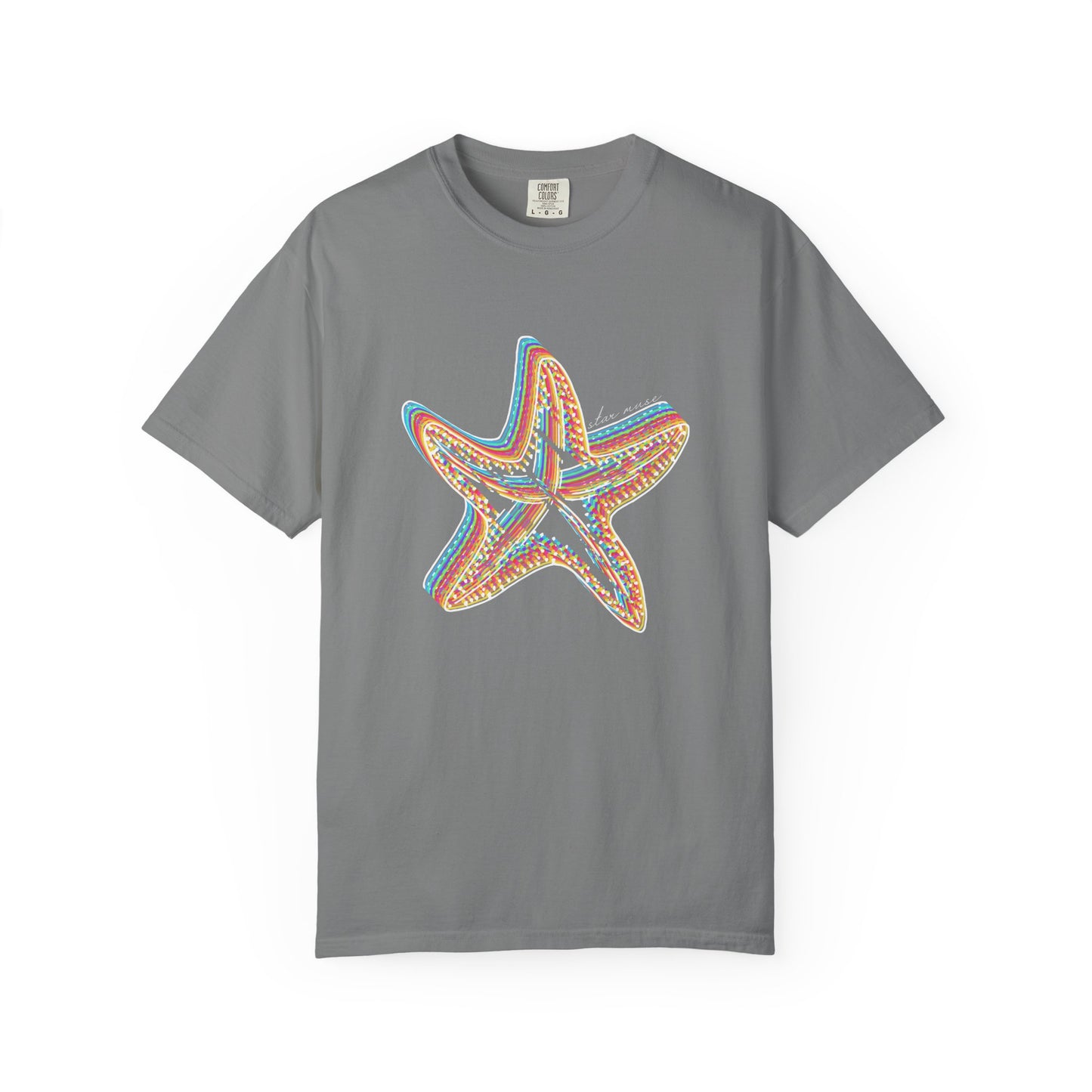 Starfish Rainbow T-Shirt: Summer Beach Clothing