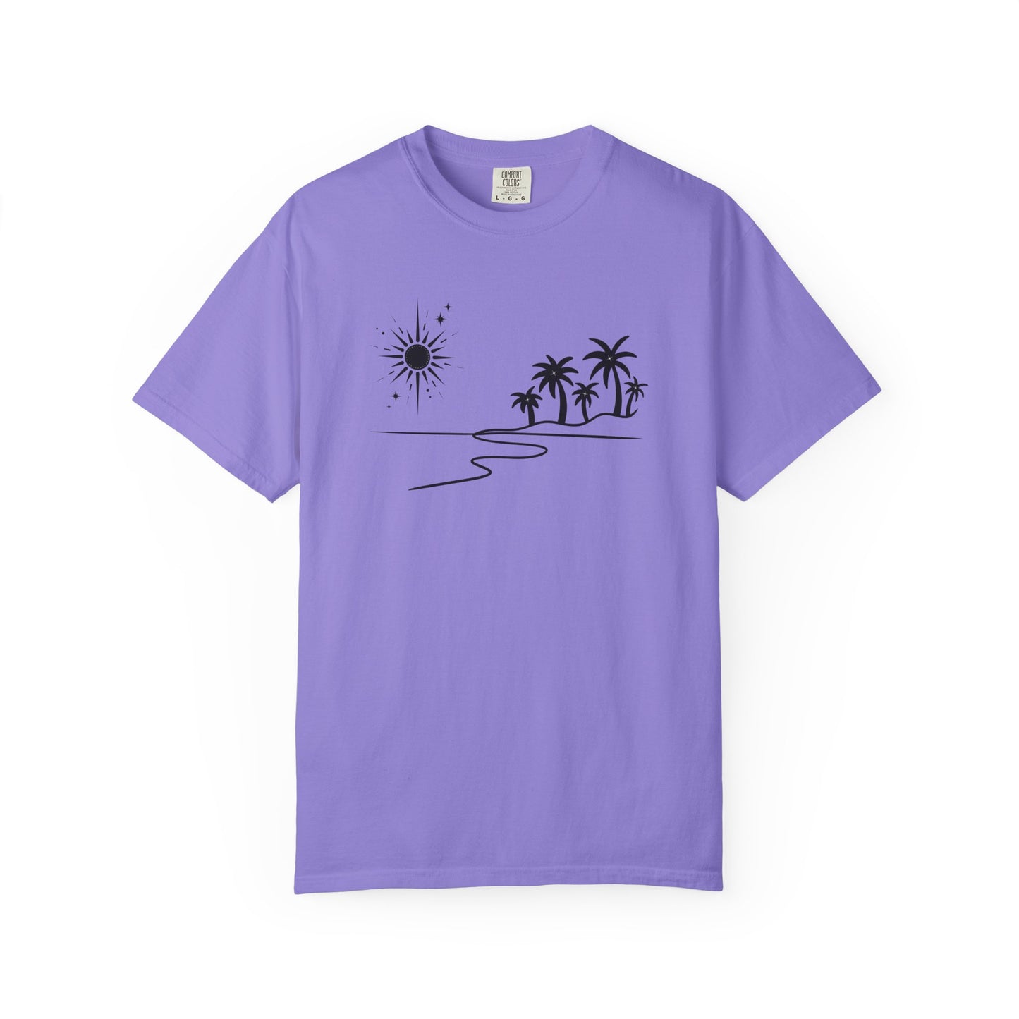 Celestial Beach Comfort Colors Shirt: Summer Graphic Tee