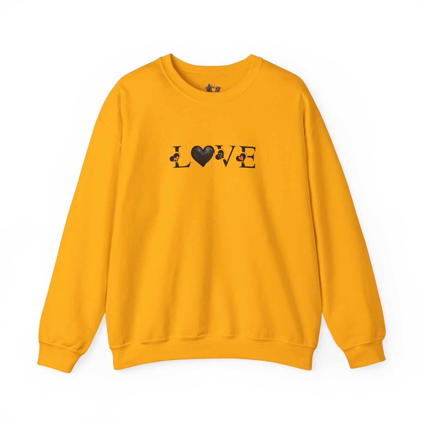 Love Black Heart Sweatshirt – Creativity and Comfort