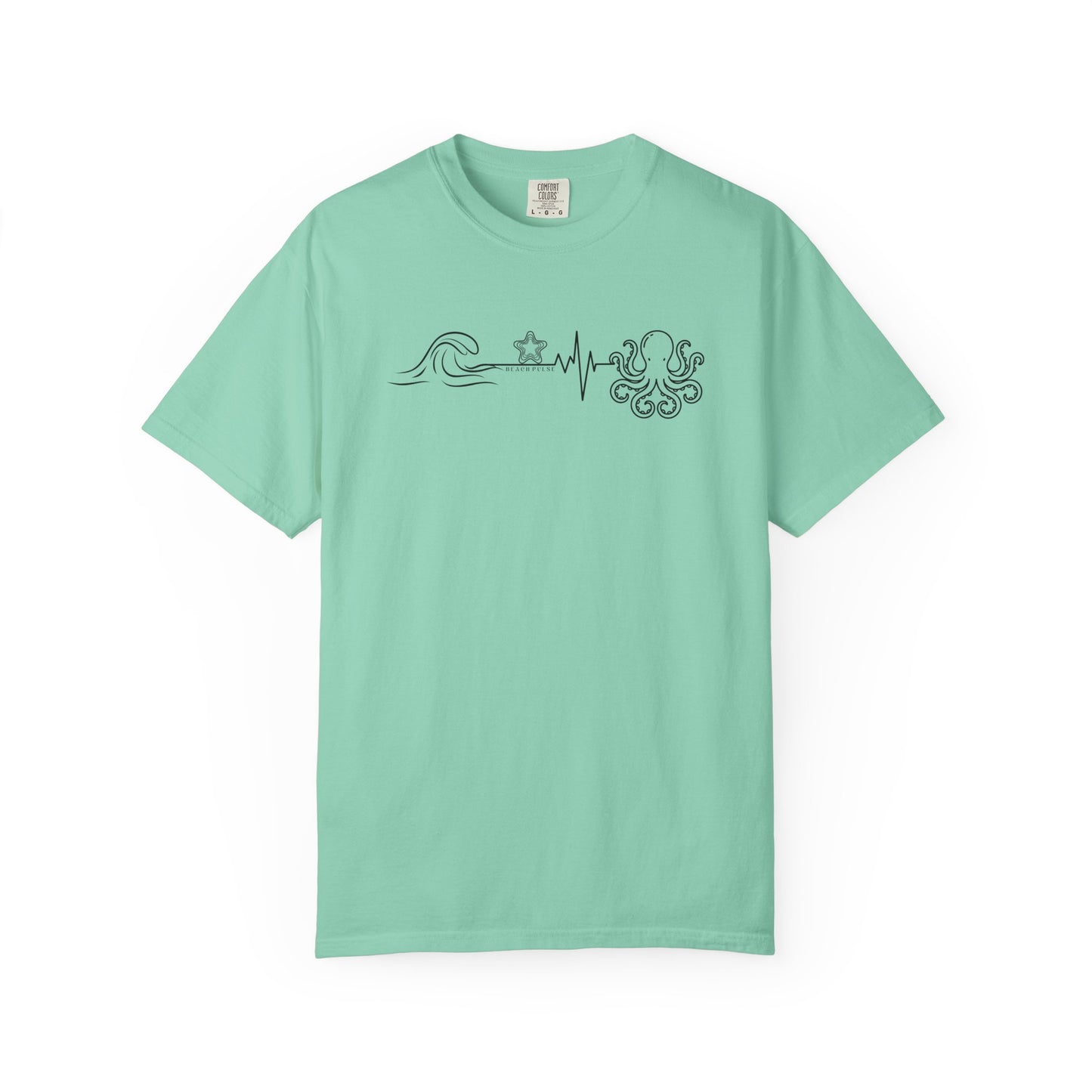 Beach Pulse T-shirt: Comfort Colors Summer Shirt