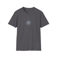 “Cancer Zodiac Tee – intricate sun astrology design on 100% cotton shirt”