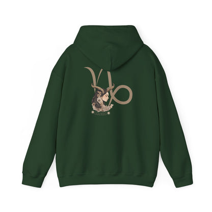 Capricorn Zodiac Hoodie: Back Print - Birthday Gift