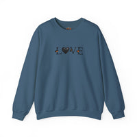 Love Black Heart Sweatshirt – Creativity and Comfort