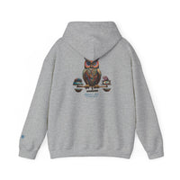 Libra Zodiac Hoodie – Balance and Composure Owl Design