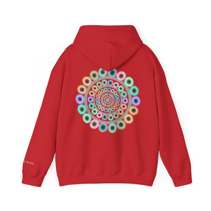 Bloom Softly Mandala Hoodie: Trippy Floral Festival Shirt