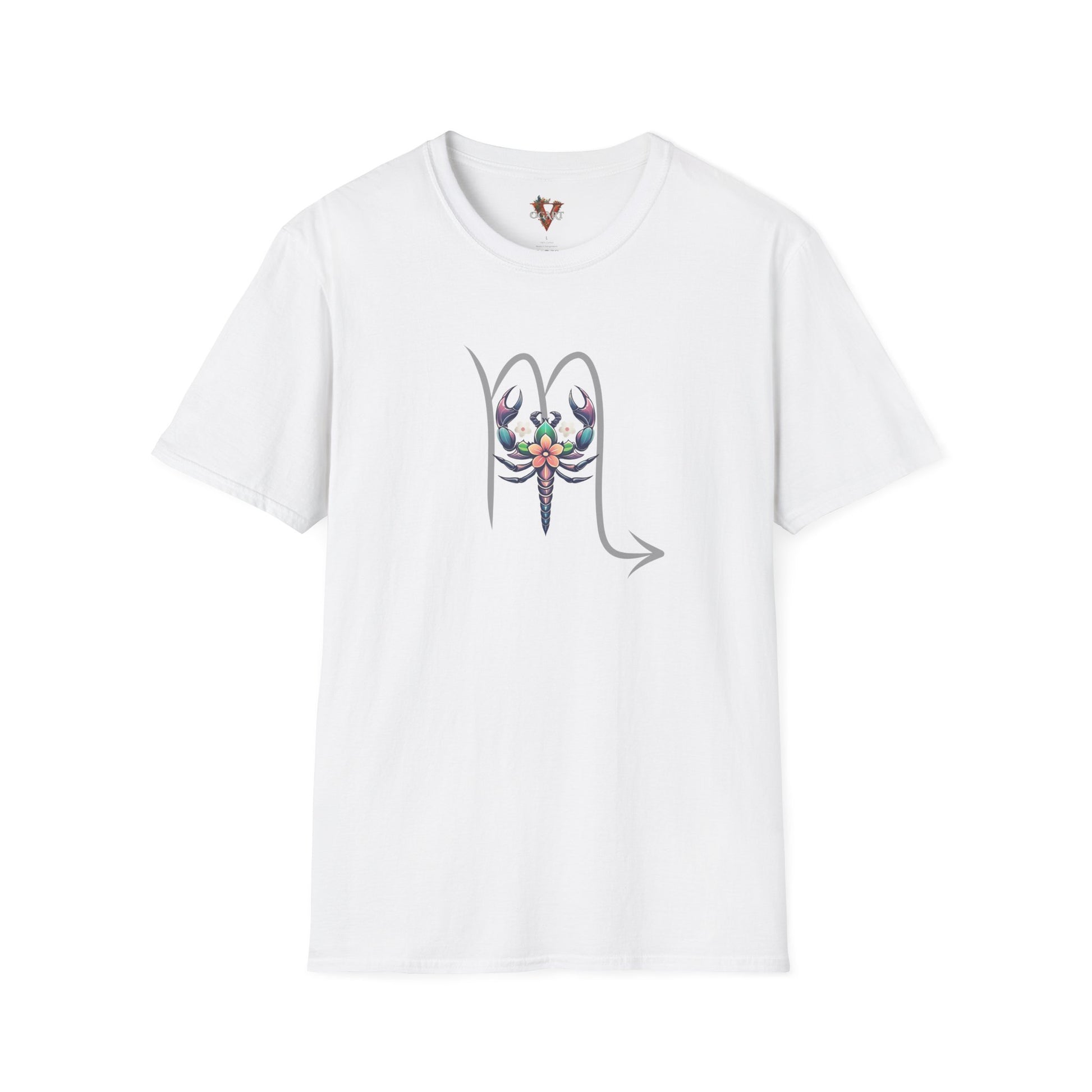 Scorpio Floral Emblem T-Shirt – Zodiac Scorpion Design