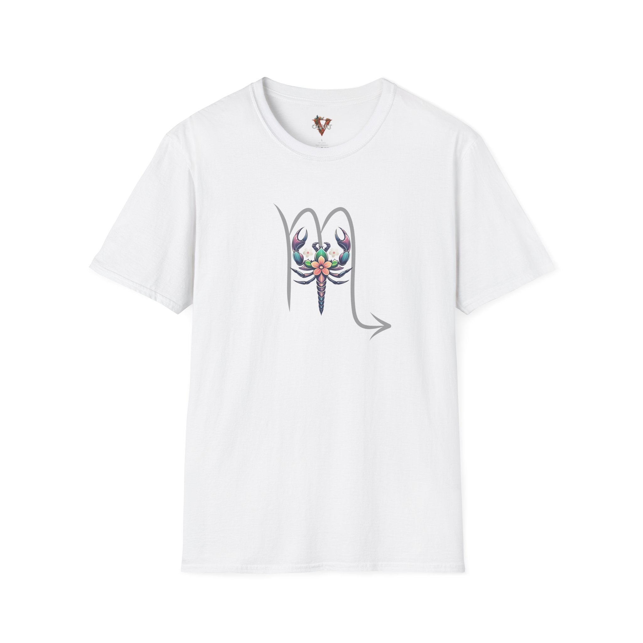 Scorpio Floral Emblem T-Shirt – Zodiac Scorpion Design