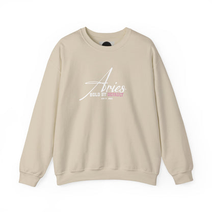Aries Crewneck Sweatshirt: Bold by Default