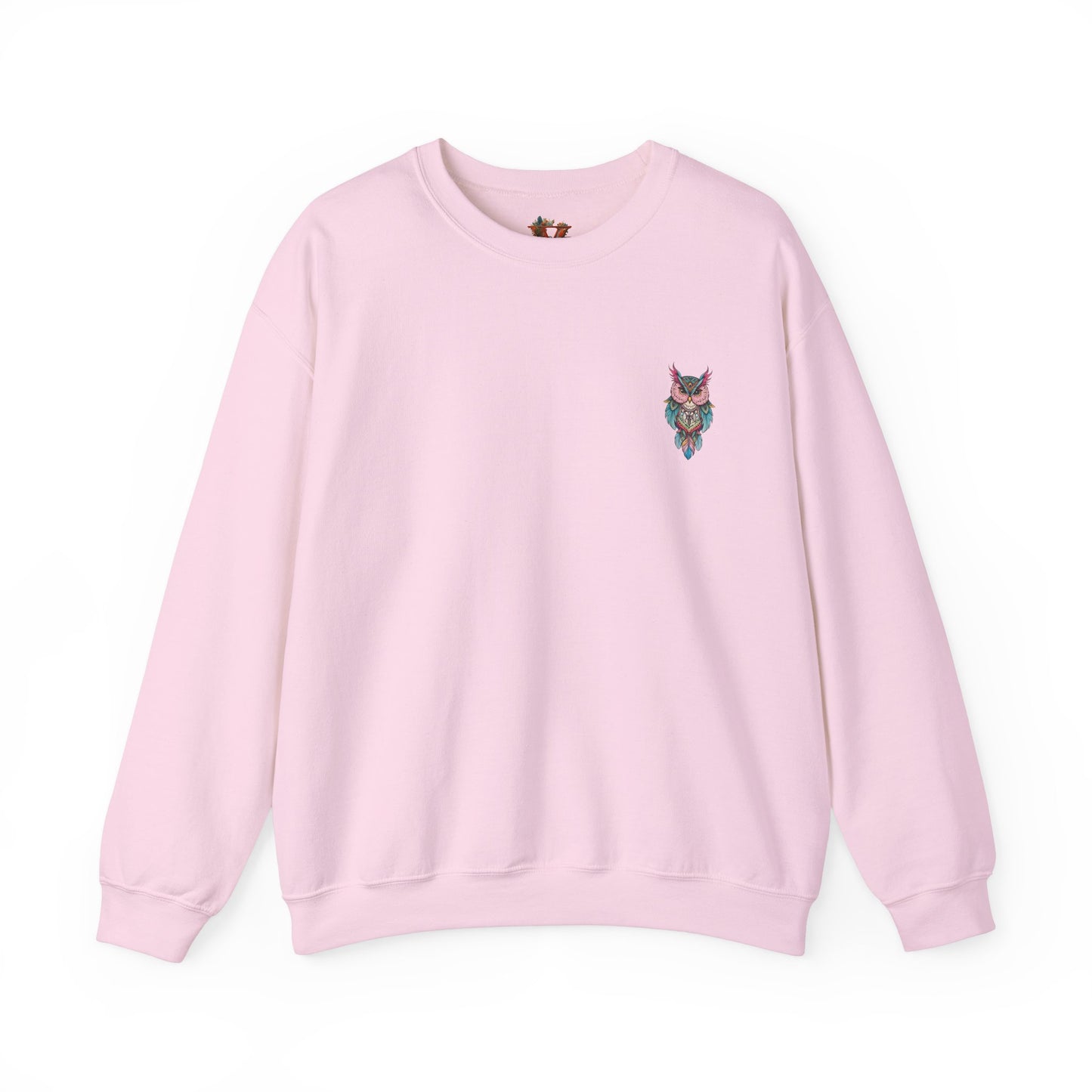 Grumpy Glow Owl Crewneck Sweatshirt - Soft And Warm