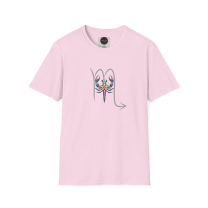 Scorpio Zodiac T-Shirt: Floral Astrology, Boho Horoscope Gift