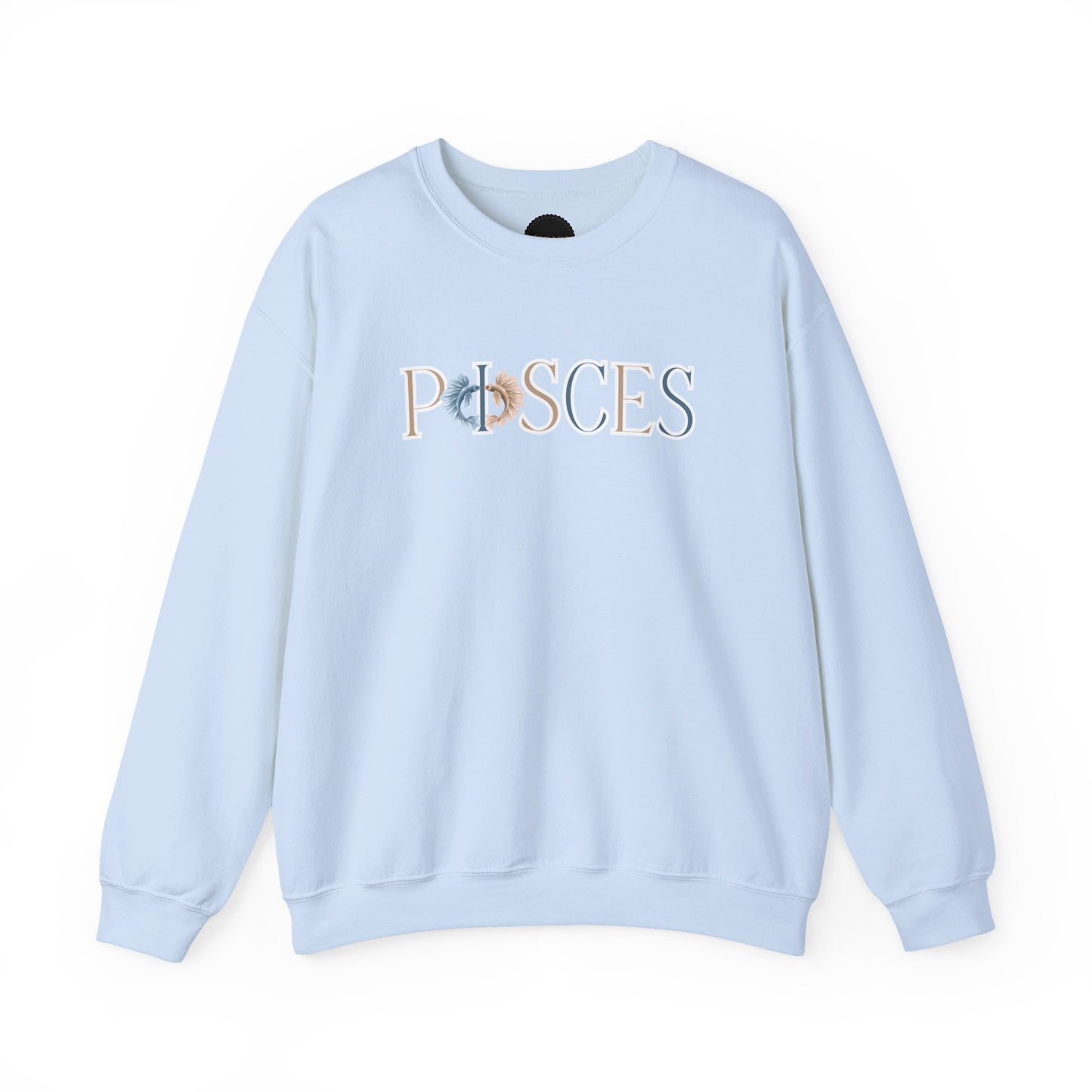 Pisces Zodiac Sweatshirt: Two Fish Astrology Crewneck