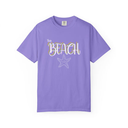 Hey Beach Shirt: Rainbow Summer Starfish Tee
