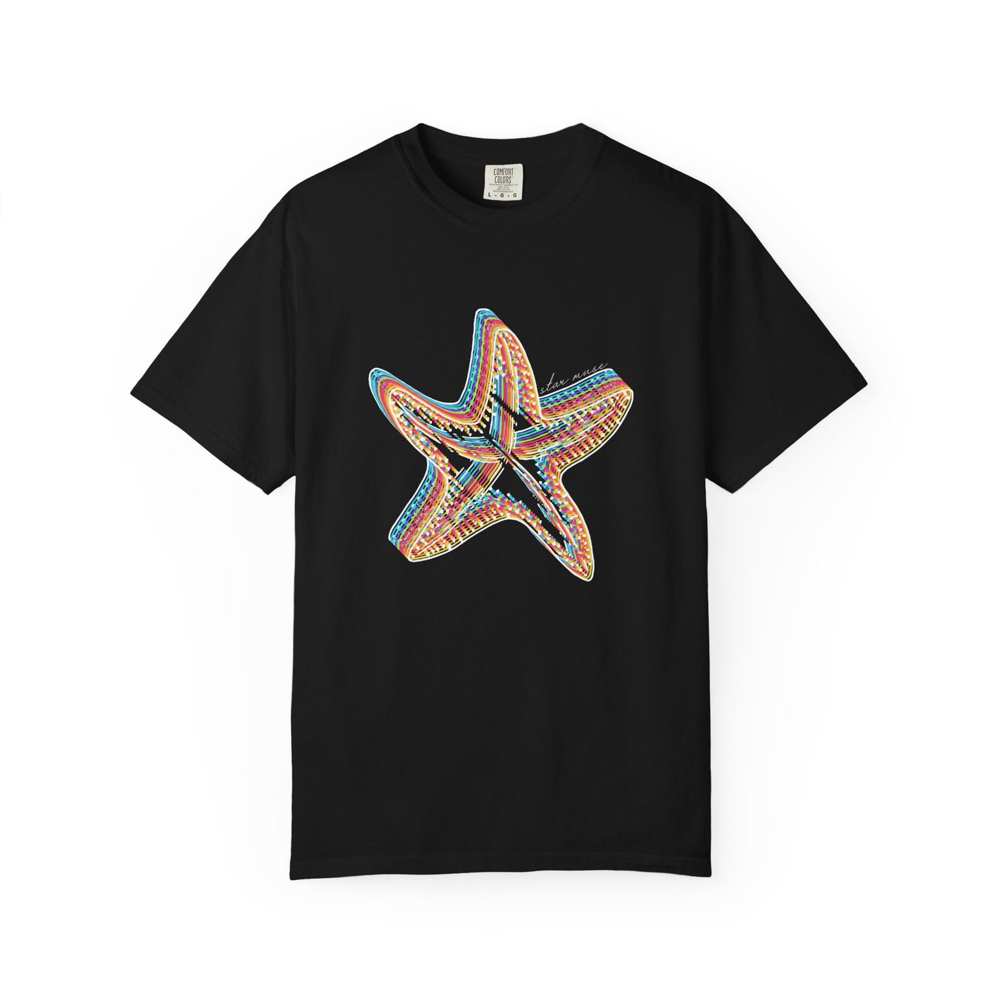Starfish Rainbow T-Shirt: Summer Beach Clothing
