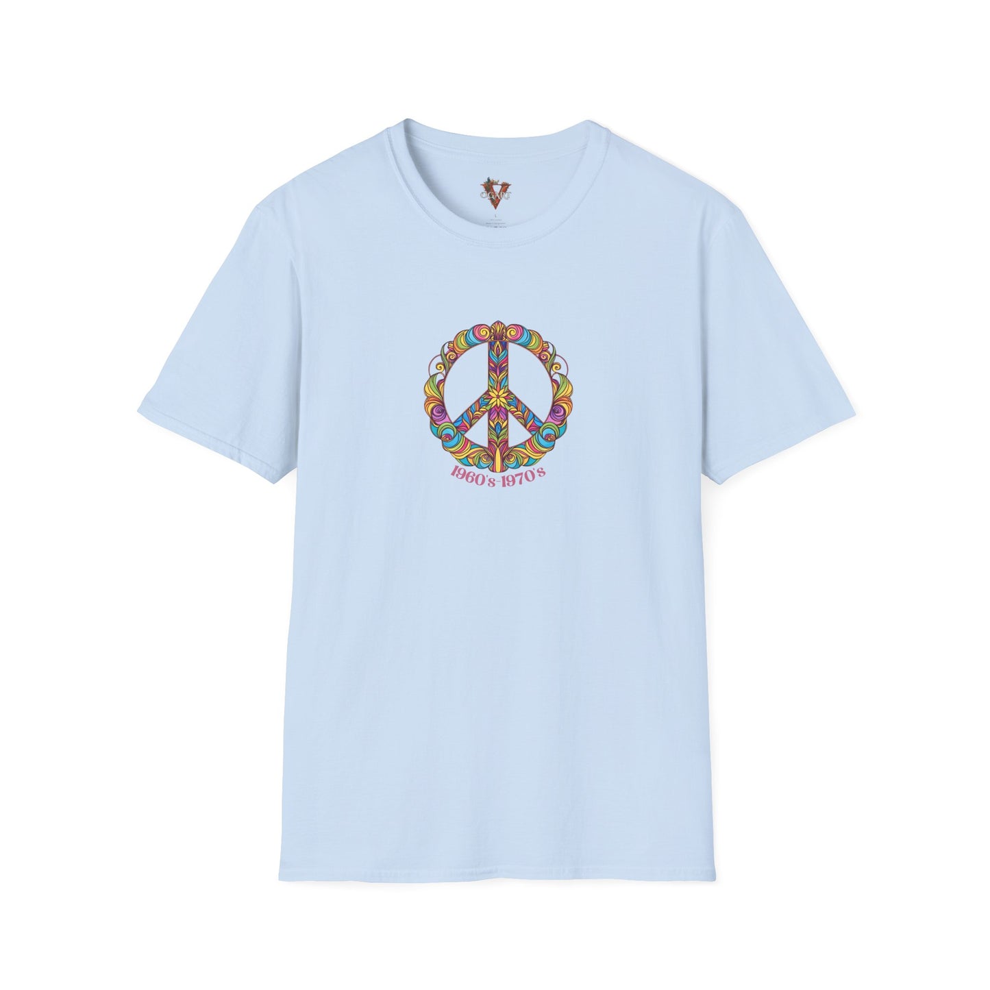 Retro Peace Graphic Tee: 60s 70s Hippie Style