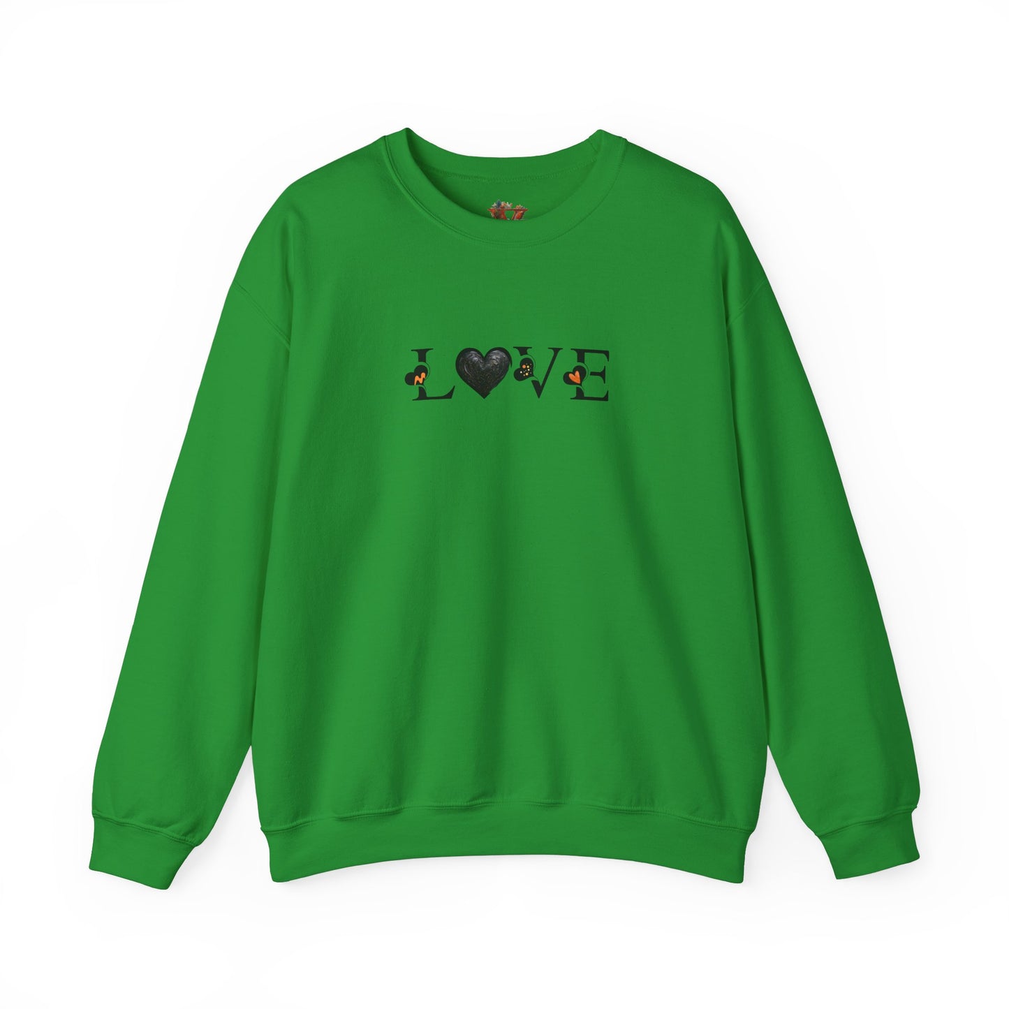 Love Black Heart Sweatshirt – Creativity and Comfort