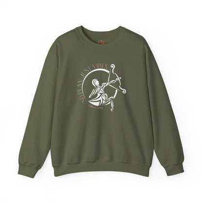 Sagittarius Zodiac Sweatshirt: No Plan Just Vibes