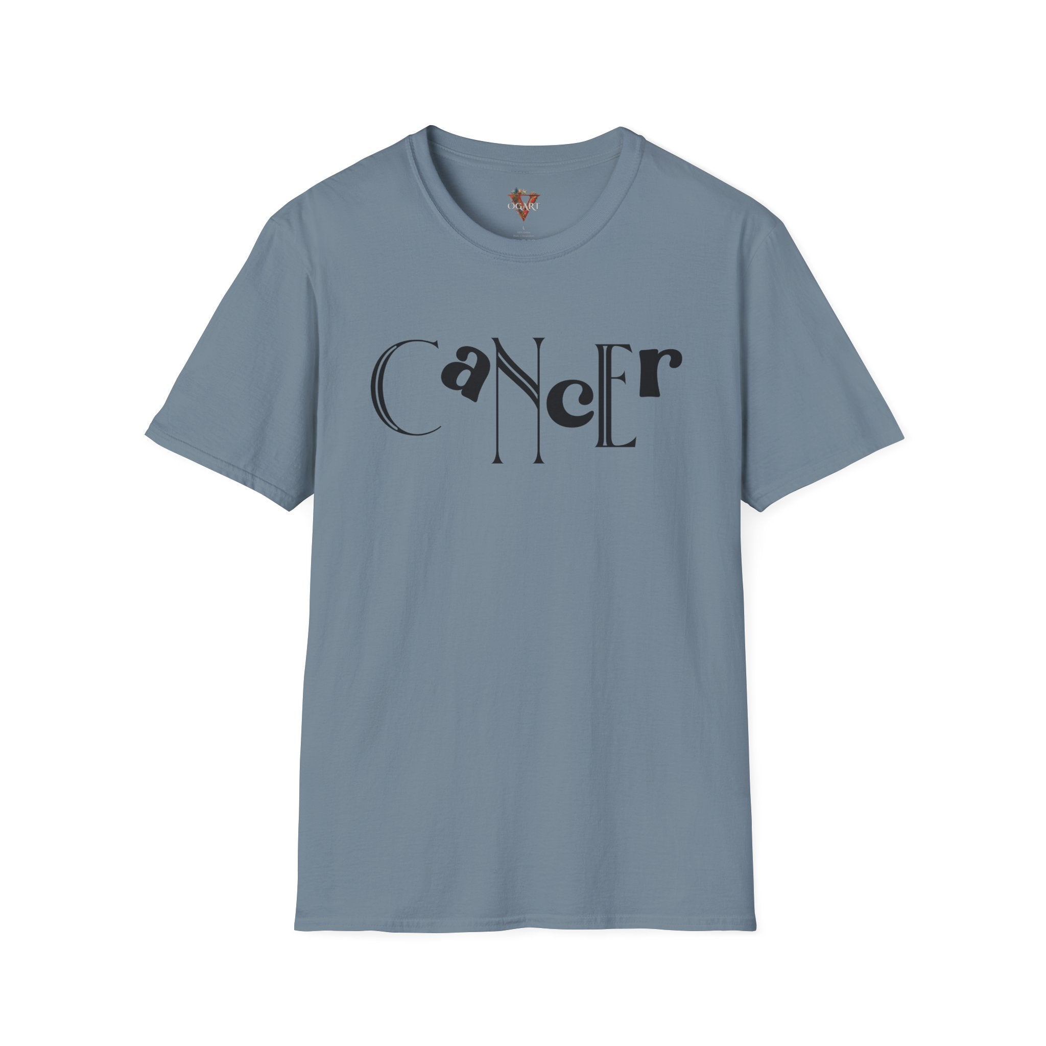 Duality Cancer T‑Shirt – Bold Zodiac Wordmark Tee - Vogart