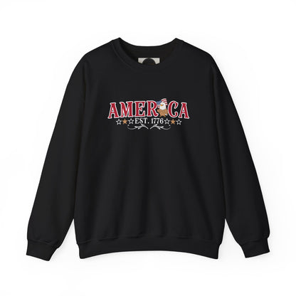 Patriotic America Eagle Sweatshirt: 1776 USA Flag 250 Years Of Freedom Shirt