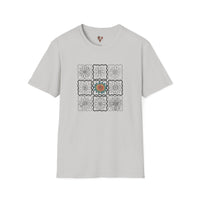Color‑Pop Floral Grid – Floral Graphic Tee