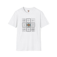 Color‑Pop Floral Grid – Floral Graphic Tee