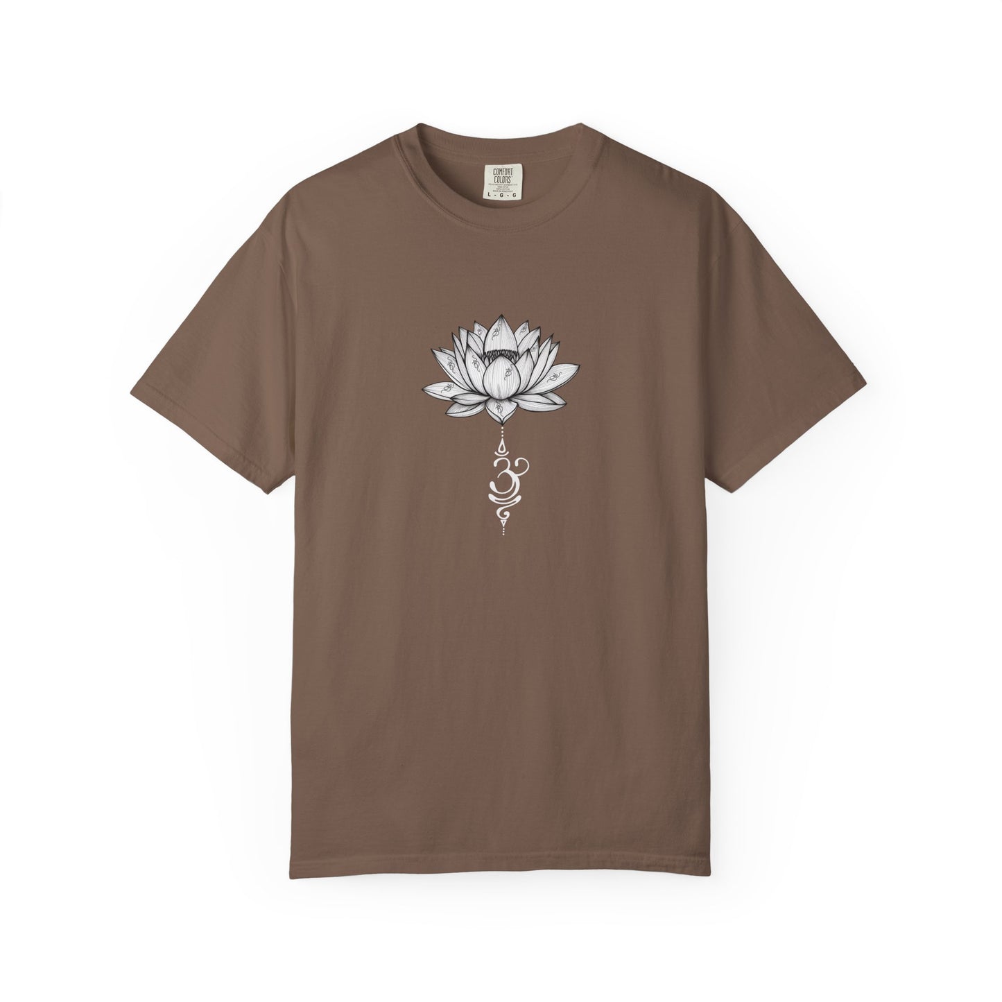 Lotus Flower Om Yoga T-Shirt: Spiritual Boho Chakra Tee