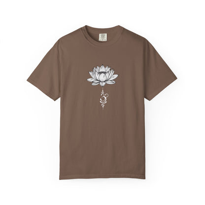 Lotus Flower Om Yoga T-Shirt: Spiritual Boho Chakra Tee